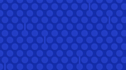 Fototapeta na wymiar Pattern of light blue circles on a blue background. Abstract graphic background in 4k resolution.