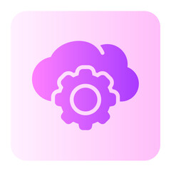 cloud gradient icon