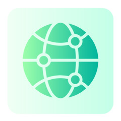 networking gradient icon