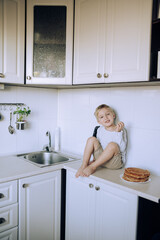 girl in kitchen