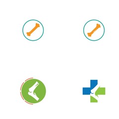 Bone logo vector template