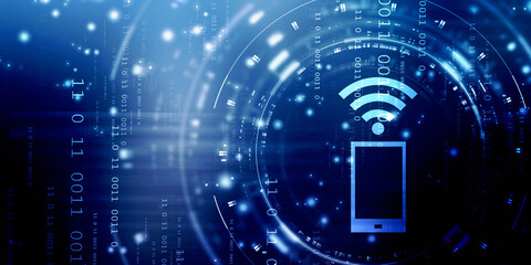 2d rendering Transmitter mobile WiFi
