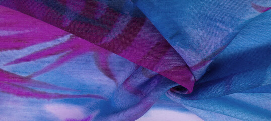 Texture, pattern, collection, silk fabric, blue burgundy white red, upscale dusty blue tulle