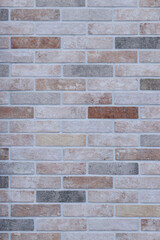 Light brown brick wall background for interior or exterior