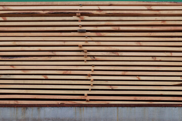 Folded boards. Panels. Light wood