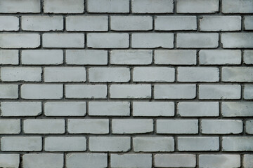 Gray brick wall texture. Background