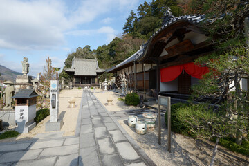 備中高梁　薬師院　境内　岡山県高梁市