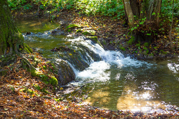 Waterfall with creek