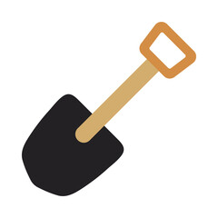 Icon Of Camping Shovel