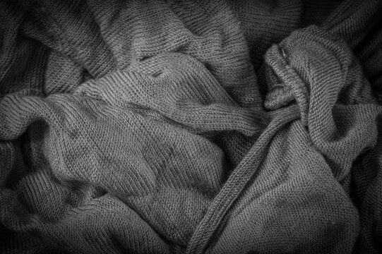 Texture. Background. Background. Black and white fabric. tissue, textile, cloth, web, material
