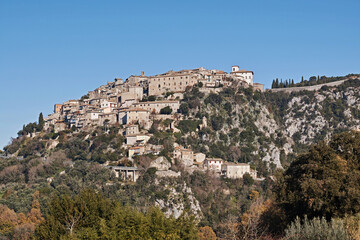 Fototapeta premium view of Calvi dell'Umbria