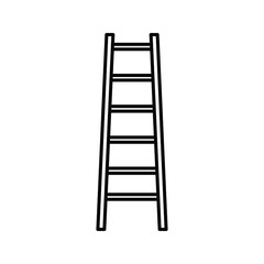 ladder icon. Simple illustration from furniture collection.  color editable