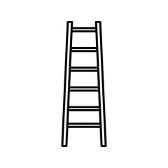 ladder icon. Simple illustration from furniture collection.  color editable