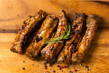 リブステーキ　American-style sparerib pork steak photo 