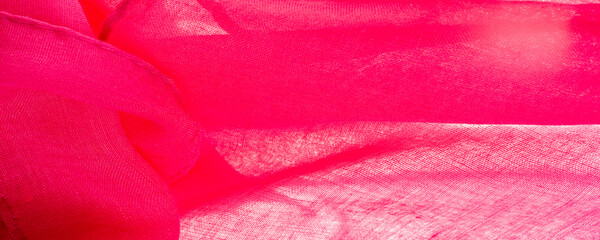 Texture.Background. fabric silk red matte of a color, (paint, or surface) dull and flat, without a...