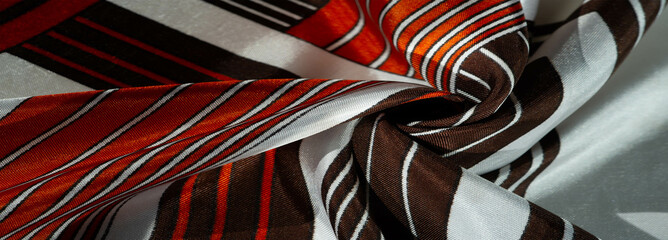 texture, background, silk fabric with a striped pattern The design of this fabric is dedicated to...