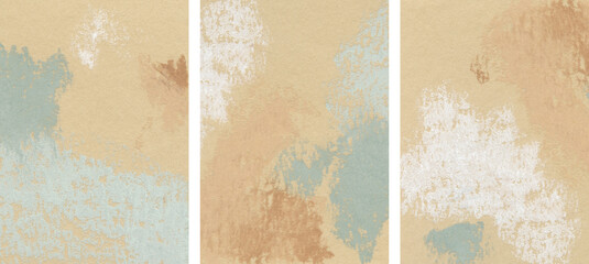 Abstract artworks. Soft colours. Versatile artistic image for creative design projects: posters, cards, banners, websites, invitations, magazines, books, prints and wallpapers. Pastel on colored paper