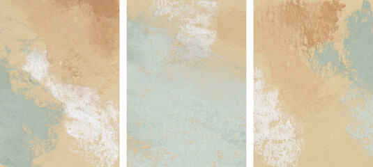 Abstract art. Beautiful colours. Versatile artistic image for creative design projects: posters, cards, banners, websites, invitations, magazines, books, prints, wallpapers. Pastel on colored paper.