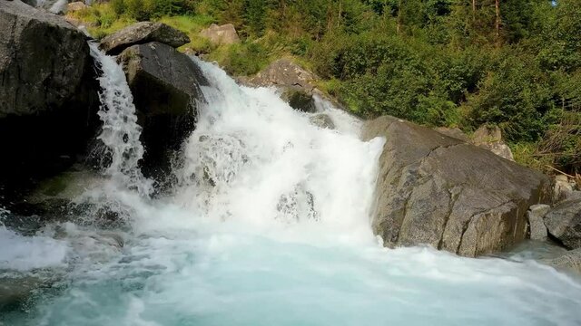 Alpine Landscape on Nardis Waterfalls