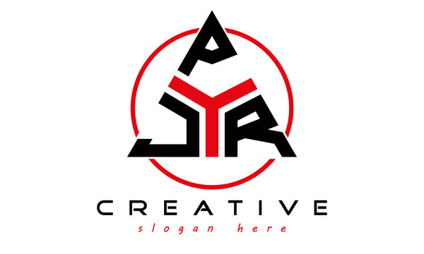 emblem badge with wings JPR letter logo design vector, business logo, icon shape logo, stylish logo template
