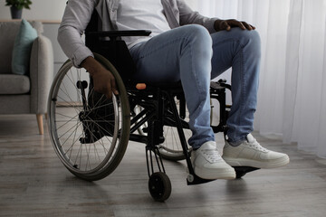 Modern lifestyle of disabled person, rehabilitation in clinic and home after disease or injury
