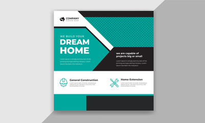 Business social media post design. Digital marketing social media banner. Instagram po.st template