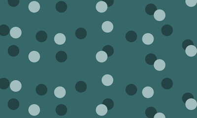 a blue background with a stack of circles