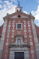 Fototapeta na wymiar Church of San Juan Bautista, Hervas, Extremadura, Spain