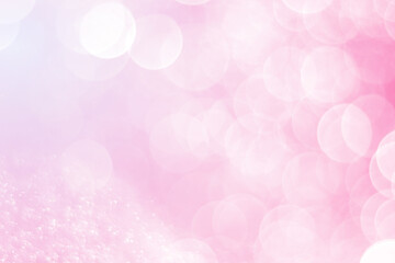 Pink blur abstract background. bokeh  Valentine day  blurred beautiful shiny