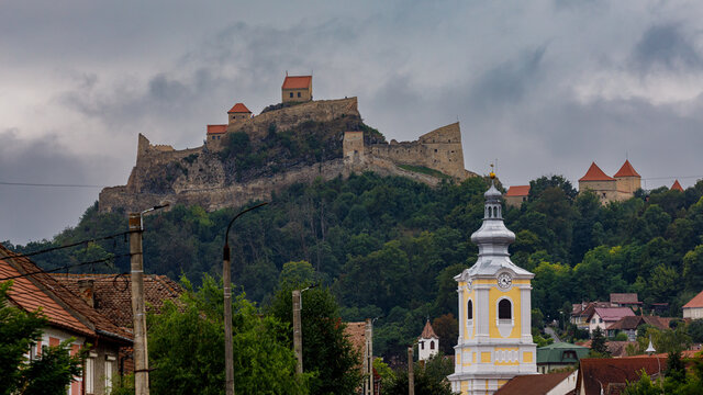 The castle of Rupea in Romania