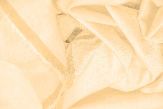 Sepia Yellow Linen Fabric, Made From Linen Fibers, Is Renowned For Its Softness, Natural Origin, Durability And Strength, As Well As Its Antifungal And Antibacterial Properties.