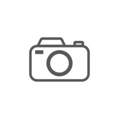 Vector graphic illustration of a simple camera sign. Great for photography designs, photography contest posters, symbols, signs, etc