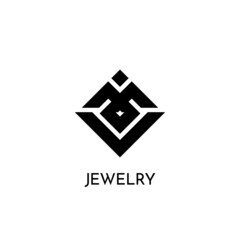 Diamond Jewelery Logo Design Vector Template