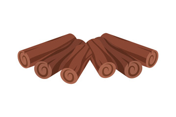wooden campfire logs