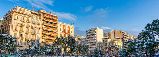 Thessaloniki in wintertime, HDR Image