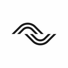 AV monogram logo design