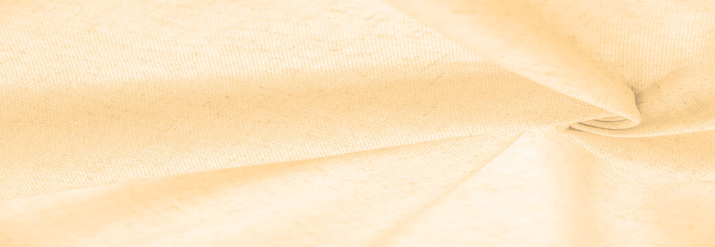 Sepia Yellow Linen Fabric, Made From Linen Fibers, Is Renowned For Its Softness, Natural Origin, Durability And Strength, As Well As Its Antifungal And Antibacterial Properties.