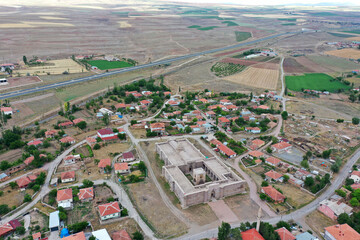 Sultan Hani Caravanserai belonging to Anatolian Seljuk period in Bunyan district of Kayseri.