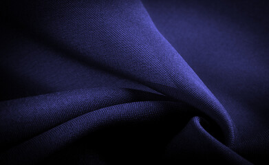 satin blue is a weave that usually has a glossy surface and a dull back, Texture, background