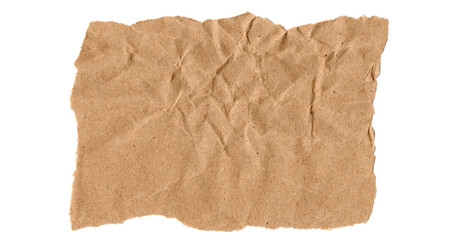 Kraft torn and creased Paper Texture for Background	
