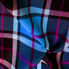 checkered fabric, yellow-green-white-blue colors, Scottish motifs in this fabric, your design with the sounds of bagpipes and fragrant whiskey Texture