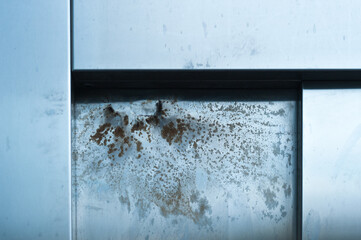 Rusted mold metal aluminium texture