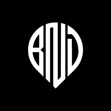 BND letter logo design on black background. 
BND circle letter logo design with ellipse shape.
BND creative initials letter logo concept.BND logo vector. 