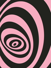 Hypnotic Geometric wavy background. Vector illustration, abstract background. Design template.