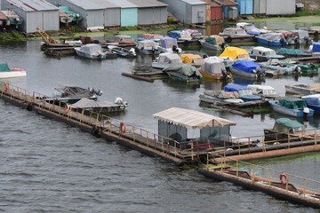 boats on the river