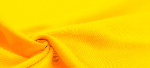 yellow gold fabric, twill. Texture, background