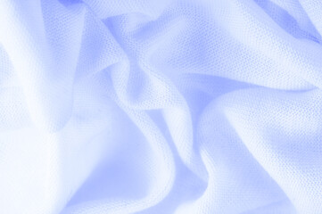 Blue fabric. abstract background of luxury fabric or liquid silk