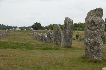 stone cross in the field