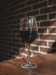 glass of red wine