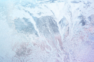 Frost ice patterns